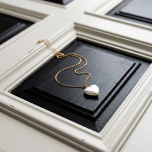 Heart Shaped Baroque Pearl Necklace